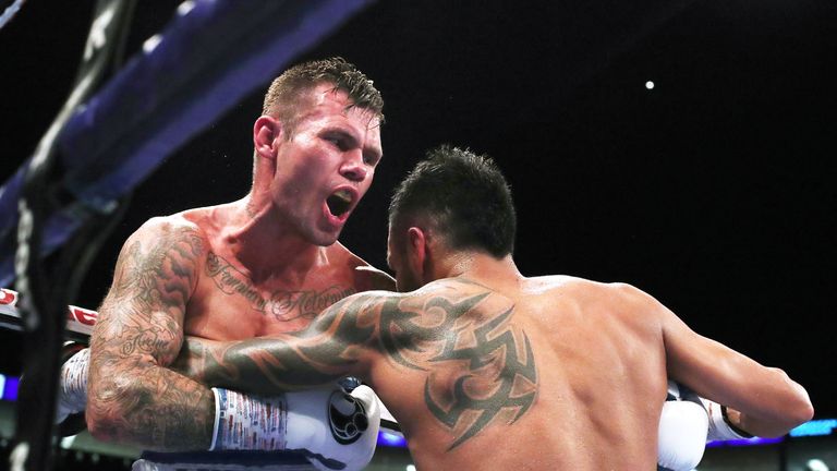 Garcia was penalised for low blows at The O2