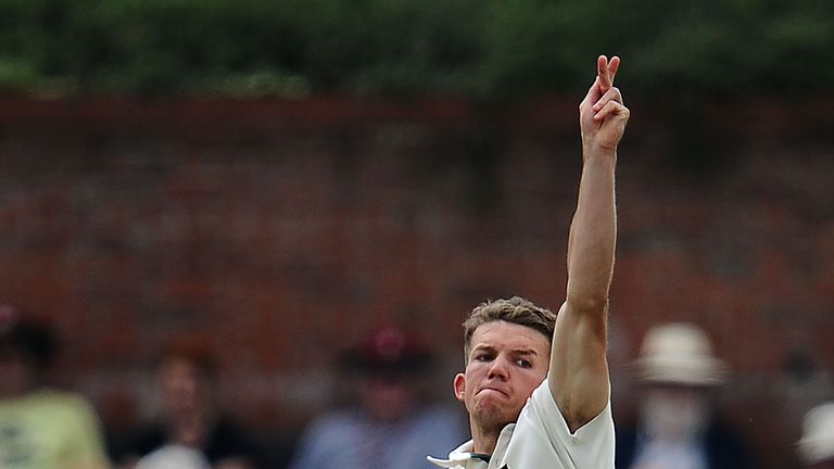 Matt Milnes during Day One of the Specsavers County Championship Division One match between Somerset and Nottinghamshire at The Cooper Associates County Ground on June 9, 2018 in Taunton, England. (Photo by Harry Trump/Getty Images)