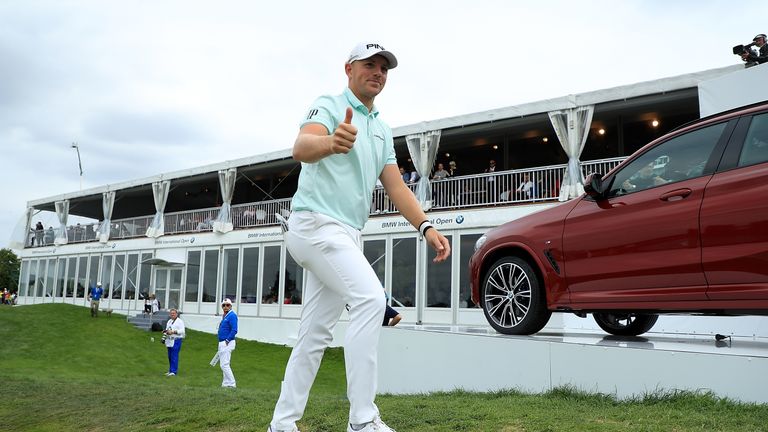  during the fourth round of the BMW International Open at Golf Club Gut Larchenhof on June 24, 2018 in Cologne, Germany.