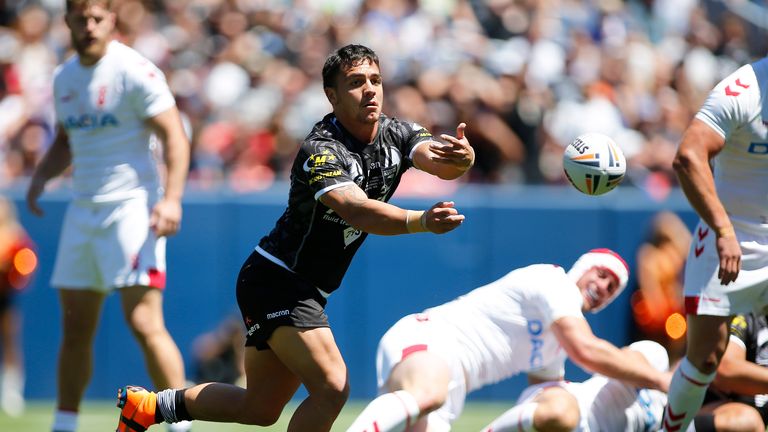 New Zealand took an early 12-0 lead before England took control of the match