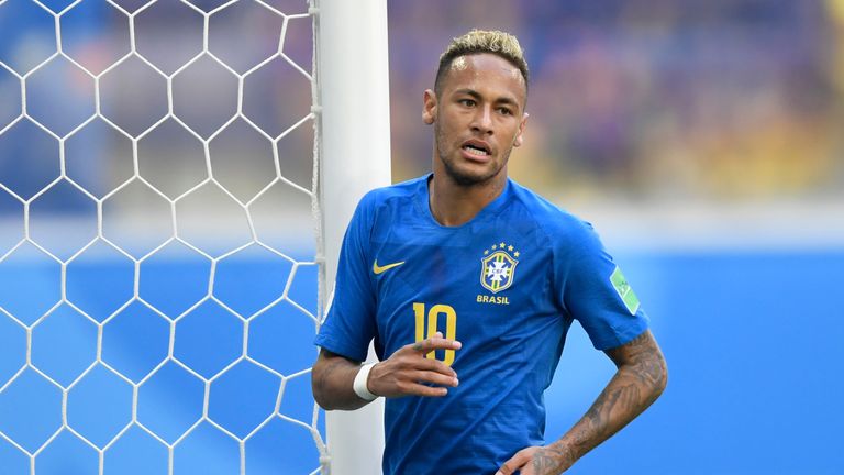 Neymar during the group E match against Costa Rica