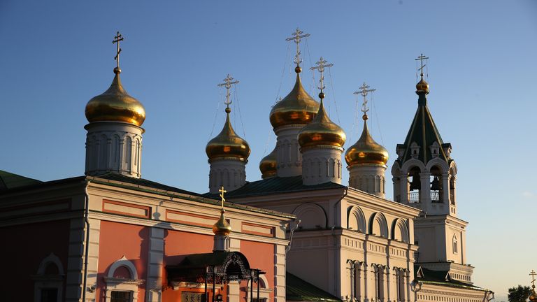 Nizhny Novgorod is the picturesque setting for England's second group game against Panama