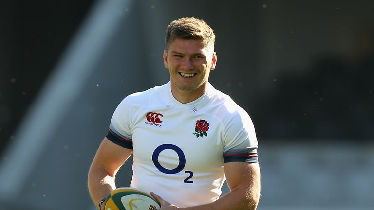 Owen Farrell is urging a measured approach from England in Bloemfontein