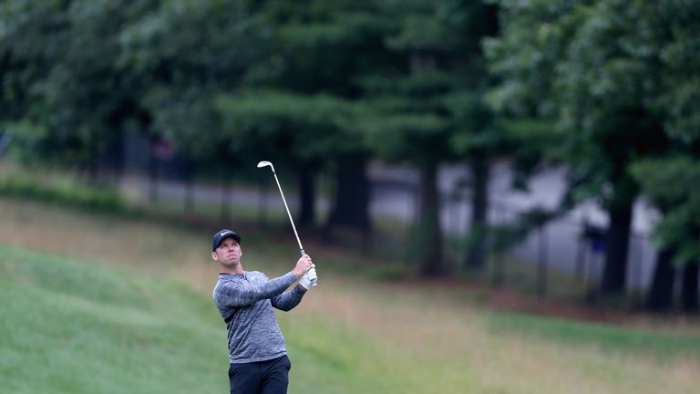 during the third round of the Travelers Championship at TPC River Highlands on June 23, 2018 in Cromwell, Connecticut.