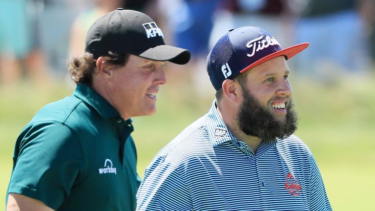 during the third round of the 2018 U.S. Open at Shinnecock Hills Golf Club on June 16, 2018 in Southampton, New York.