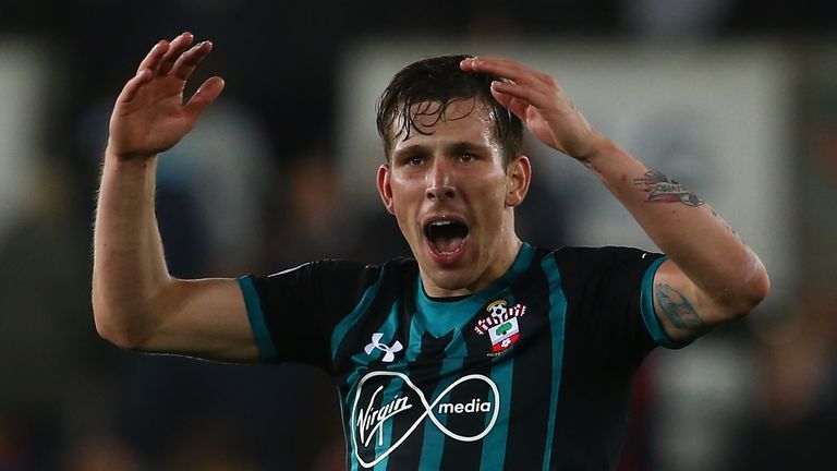 Pierre-Emile Hojbjerg started 19 Premier League games for Southampton last season - but is not in the squad