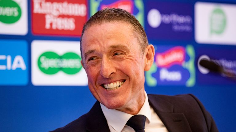 Picture by Paul Currie/SWpix.com - 12/06/2018 - Rugby League - Betfred Super League -Halliwell Jones Stadium, Warrington, England - The new BetFred Super League CEO Robert Elstone during the press conference