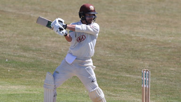 Rory Burns made 97 for Surrey in their County Championship match against Yorkshire at Scarborough