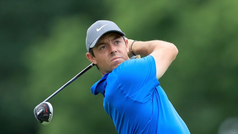 during the second round of The Memorial Tournament Presented by Nationwide at Muirfield Village Golf Club on June 1, 2018 in Dublin, Ohio.