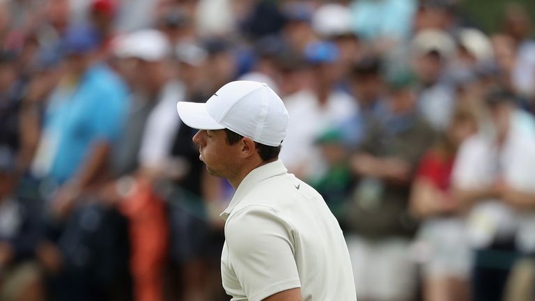 Rory McIlroy during the second round of the 2018 U.S. Open at Shinnecock Hills Golf Club on June 15, 2018 in Southampton, New York.