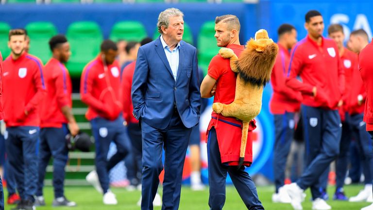 Roy Hodgson Jack Wilshere England Euro 2016