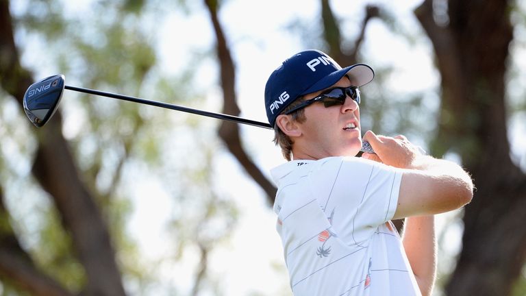 during the final round of the CareerBuilder Challenge at the TPC Stadium Course at PGA West  on January 21, 2018 in La Quinta, California.