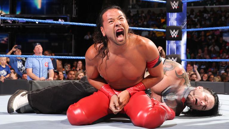 Shinsuke Nakamura was back to his low-blowing self against Jeff Hardy