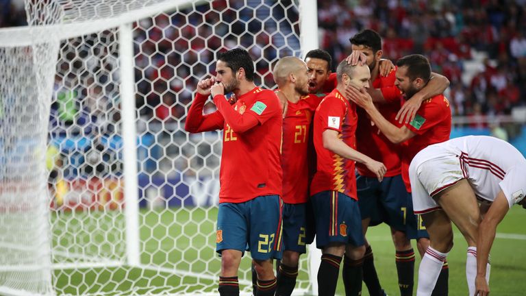 Isco put Spain back on level terms against Morocco