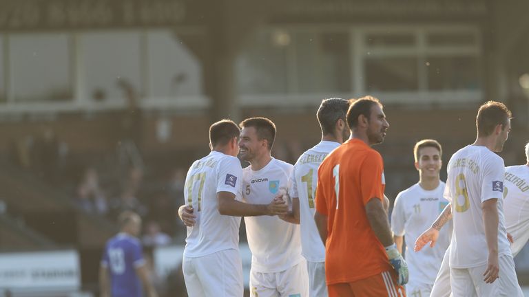 Celeb during the CONIFA World Football Cup 2018 match between Szekely Land and Western Armenia at Bromley on June 5, 2018 in London, England. (Photo by Con Chronis/CONIFA)