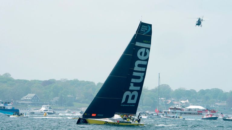 Team Brunel, competing in the Volvo Ocean Race