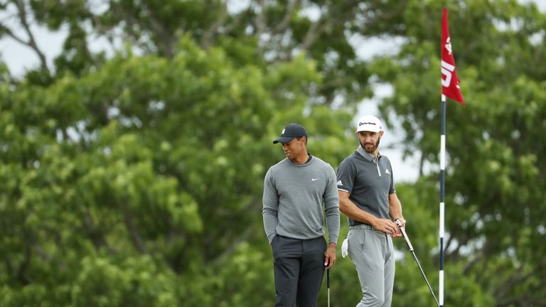 during the second round of the 2018 U.S. Open at Shinnecock Hills Golf Club on June 15, 2018 in Southampton, New York.
