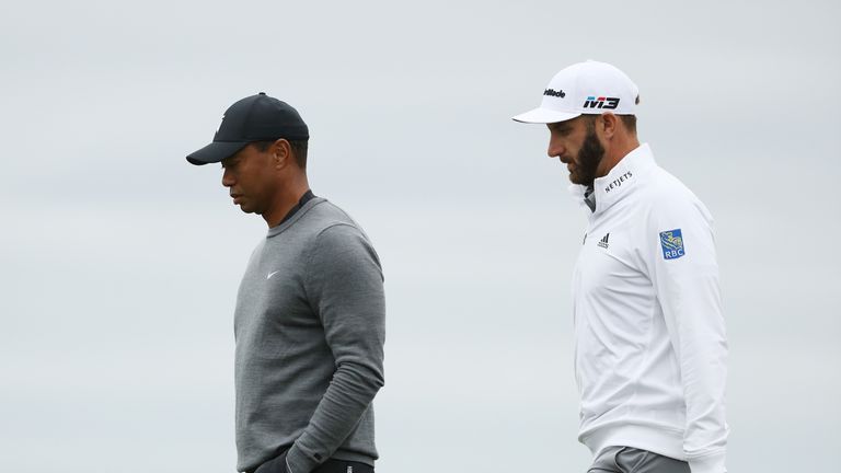 Tiger Woods, Dustin Johnson