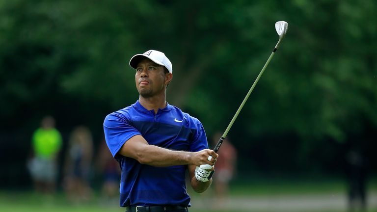 during the second round of The Memorial Tournament Presented by Nationwide at Muirfield Village Golf Club on June 1, 2018 in Dublin, Ohio.