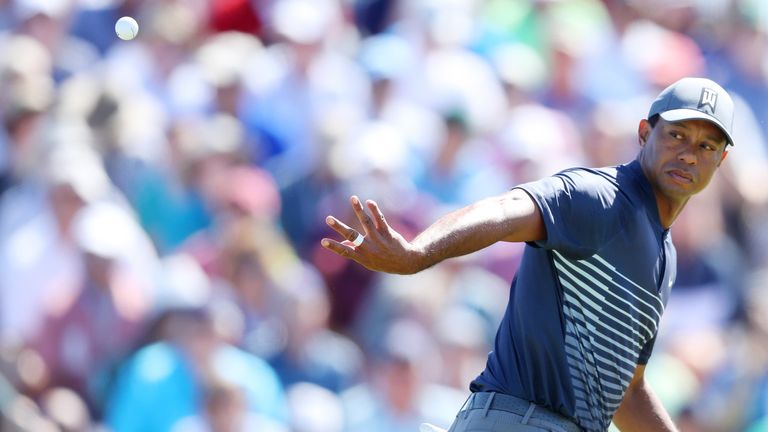 Tiger Woods is struggling to make the cut after an opening 78