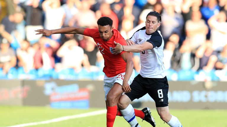 Trent Alexander-Arnold made his England debut against Costa Rica