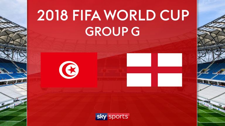 2018 FIFA World Cup, Group G - Tunisia v England