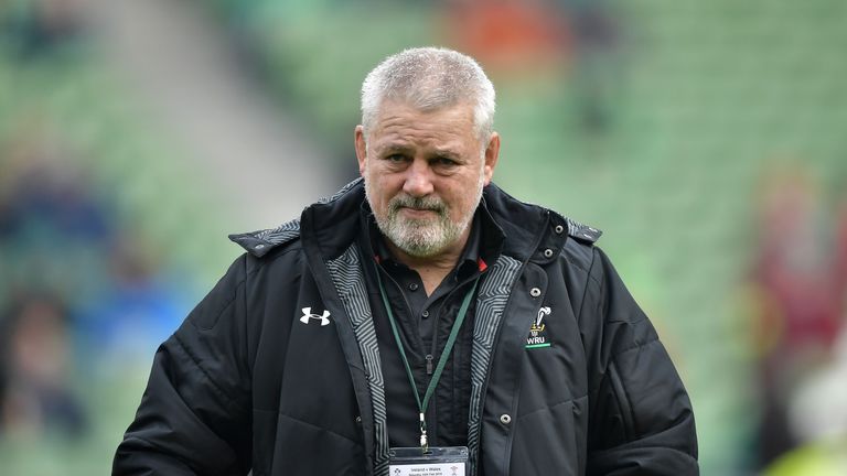DUBLIN, IRELAND - FEBRUARY 24: Wales head coach Warren Gatland before the Six Nations Championship rugby match between Ireland and Wales at Aviva Stadium on February 24, 2018 in Dublin, Ireland. (Photo by Charles McQuillan/Getty Images)
