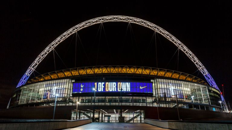 Tottenham played all their 2017/18 home games at Wembley
