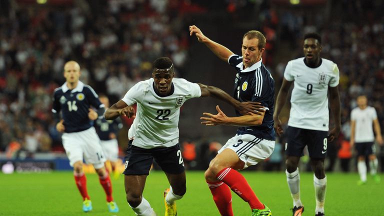 during the International Friendly match between England and Scotland at Wembley Stadium on August 14, 2013 in London, England.