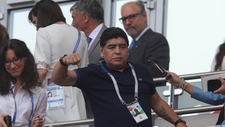  Maradona was FIFA Ambbadador to the World Cup 