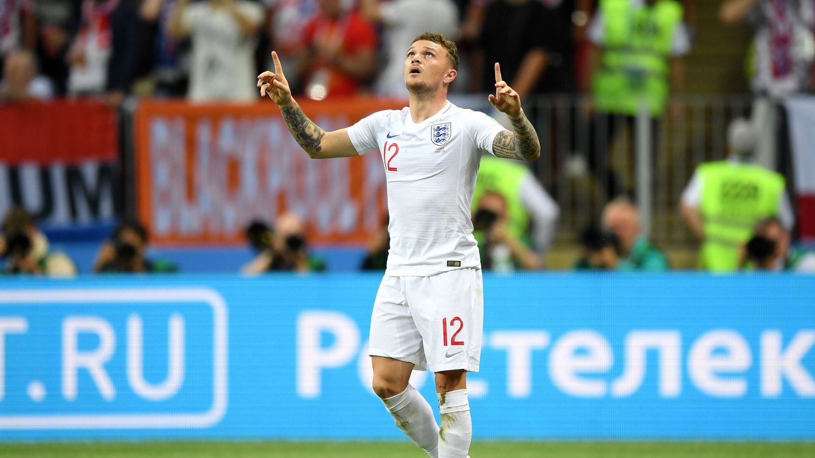 Kieran Trippier boosted by England World Cup semi-final free-kick ...