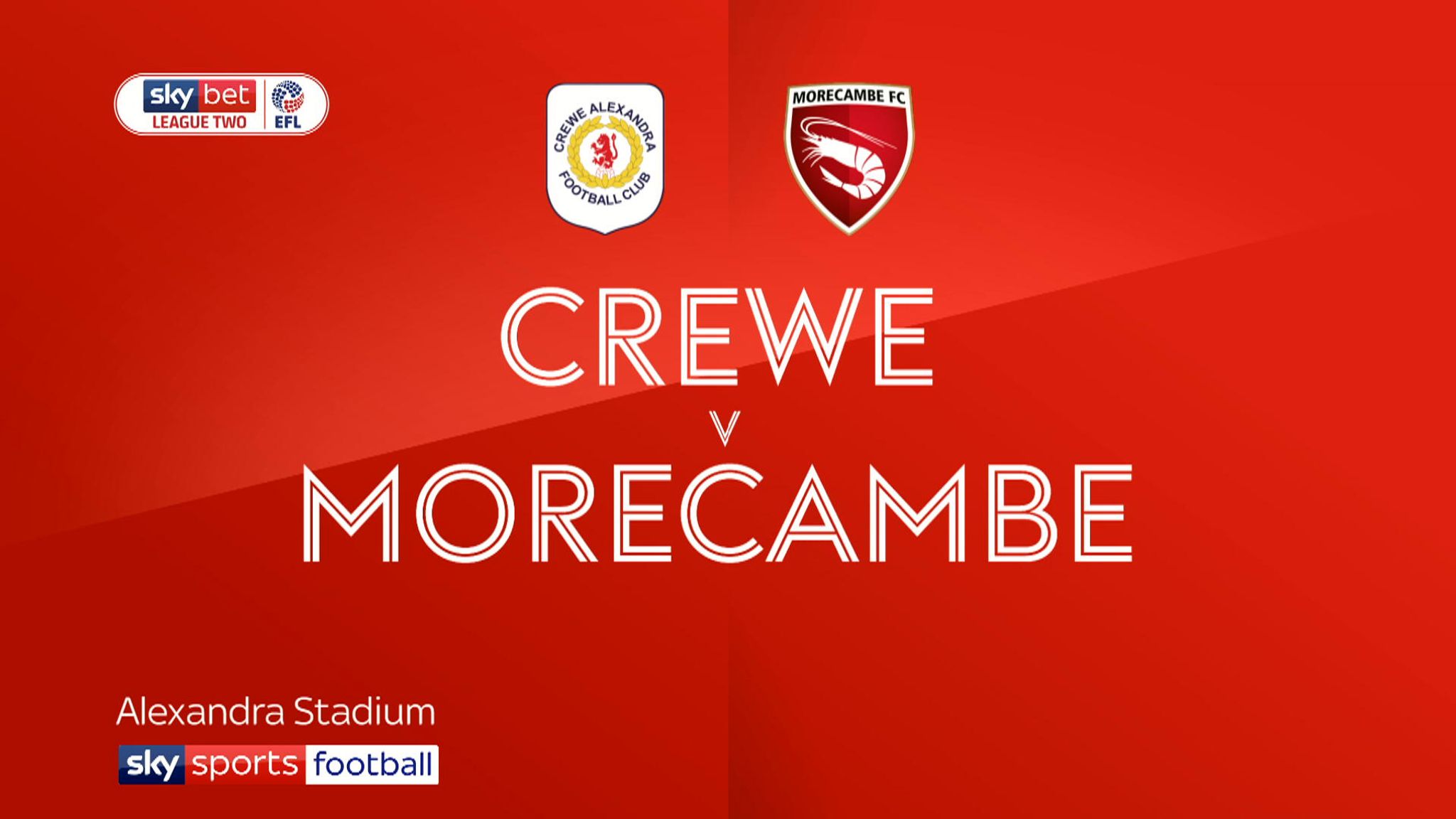 Crewe v Morecambe preview Football News Sky Sports