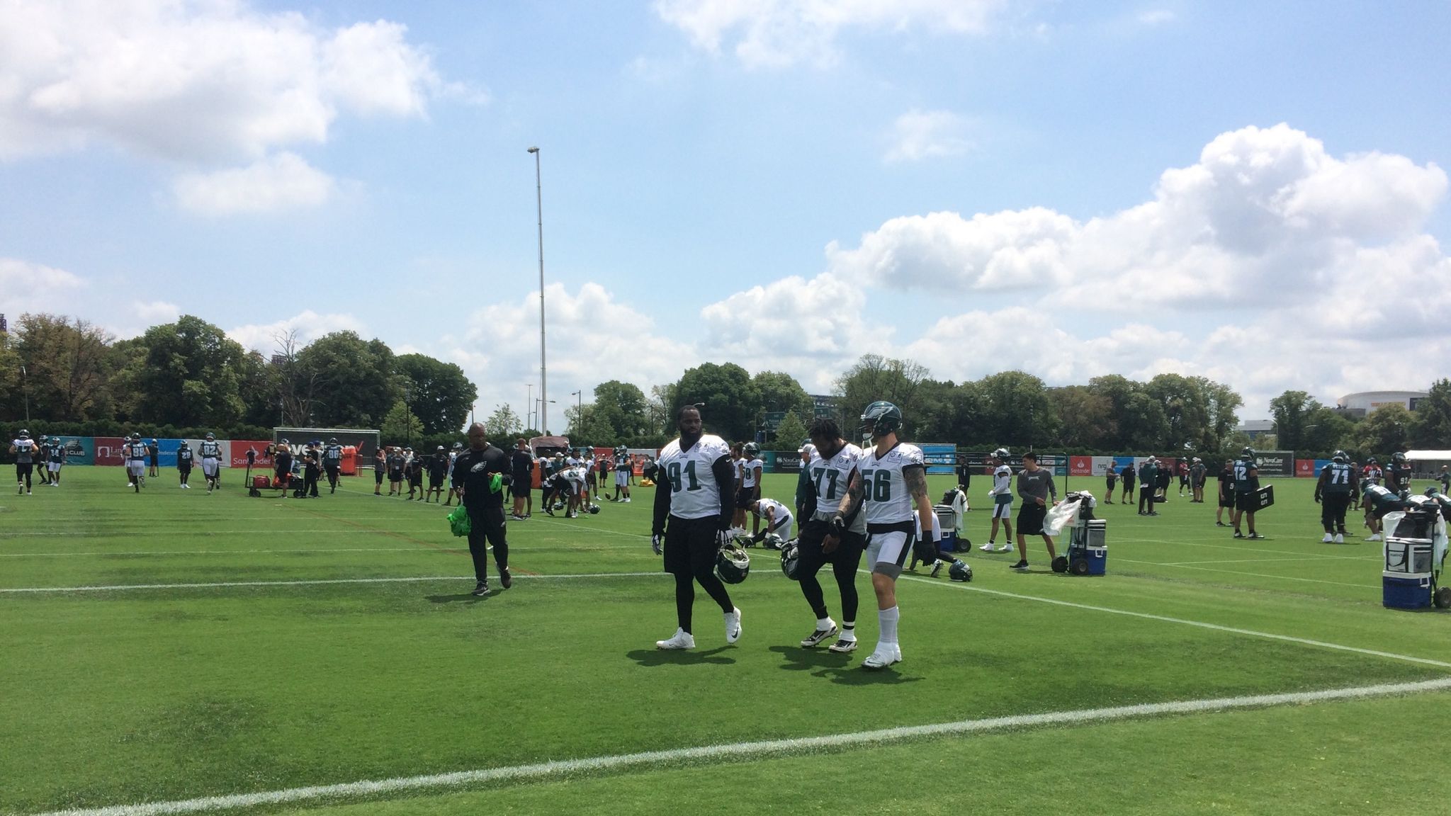 Eagles mascot Swoop during Philadelphia Eagles training camp at News  Photo - Getty Images