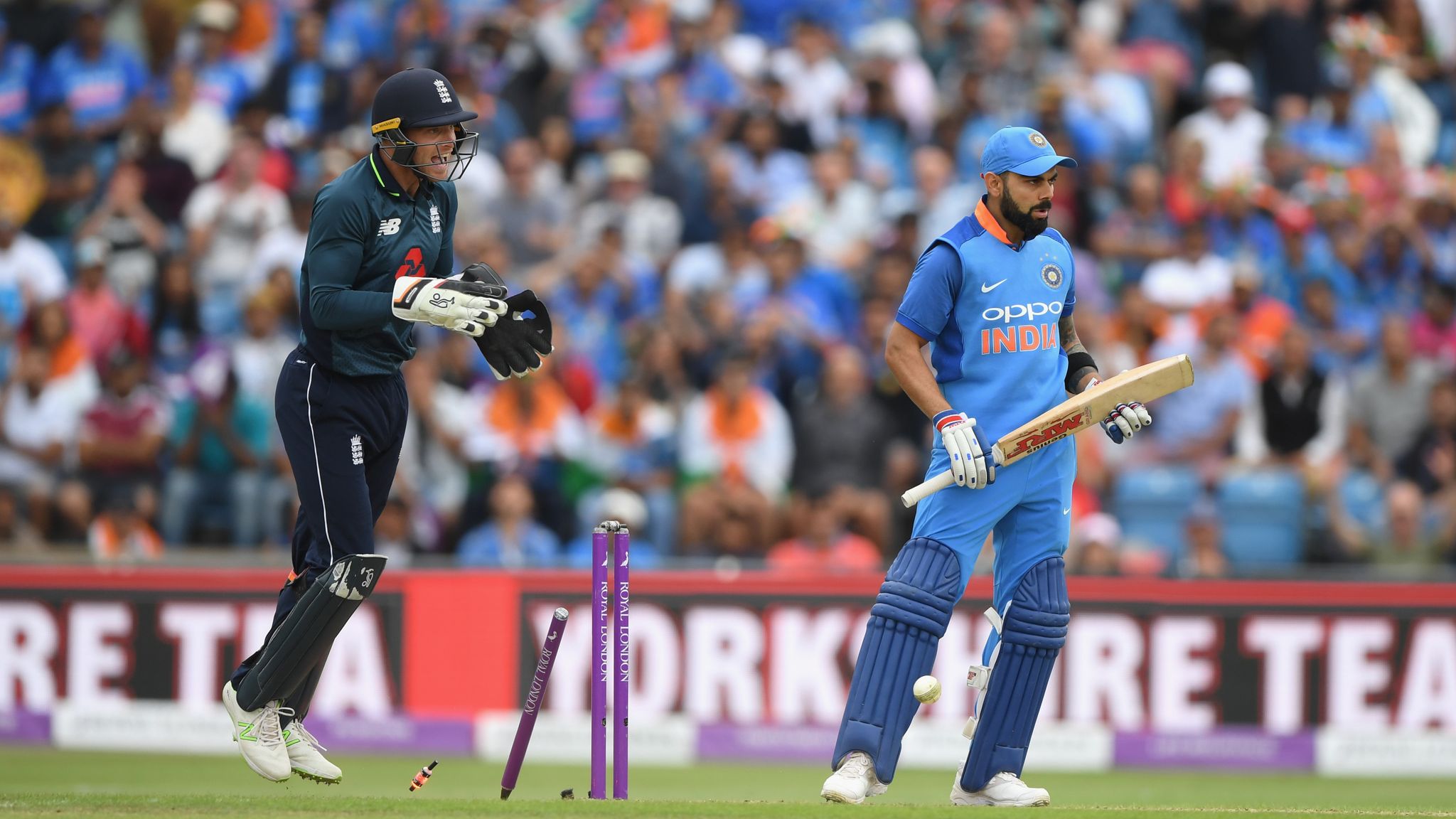 Virat Kohli's ICC Cricket World Cup century divides opinion