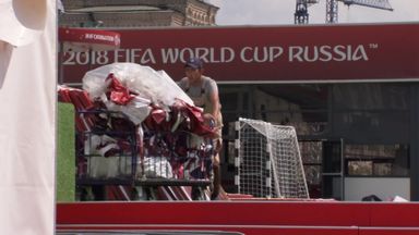 World Cup clean-up begins