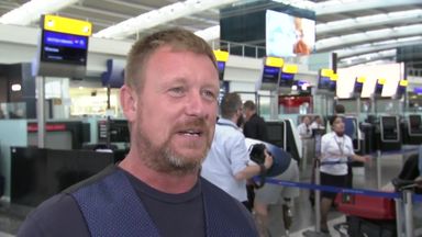 England fans fly out to Moscow