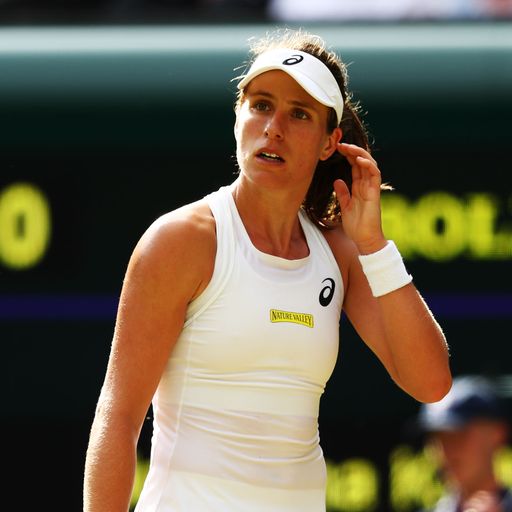 Konta's hopes crushed by Cibulkova 