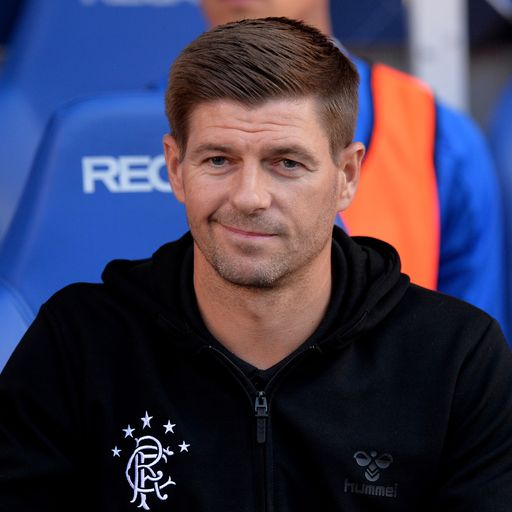 Rangers hit six in Gerrard opener