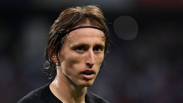Croatia's Luka Modric in action against Russia in the World Cup quarter-final