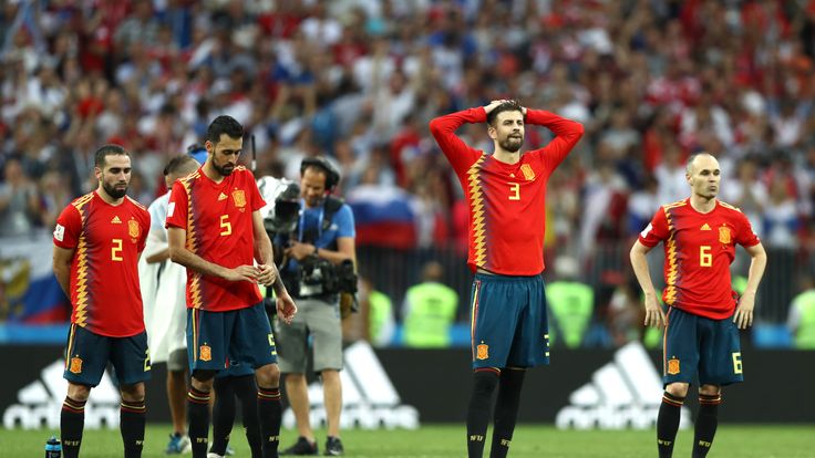  during the 2018 FIFA World Cup Russia Round of 16 match between Spain and Russia at Luzhniki Stadium on July 1, 2018 in Moscow, Russia.