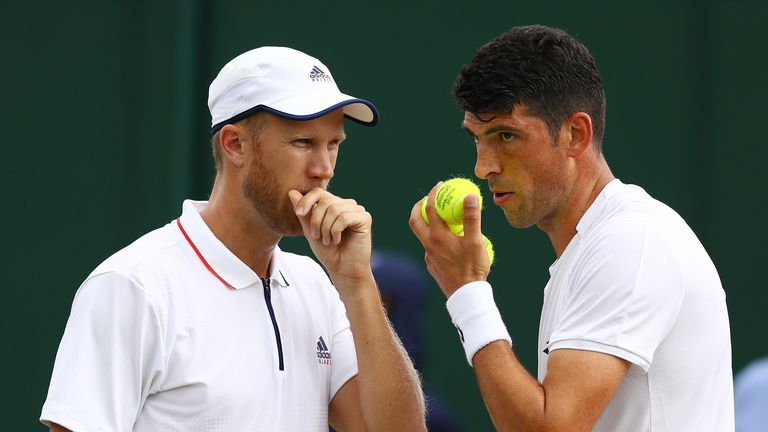 England v Croatia in Wimbledon pair