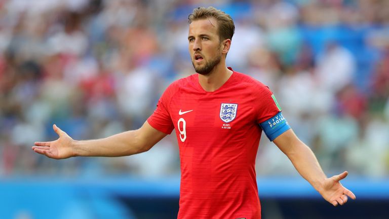 Harry Kane shows his frustration during the World Cup third-place play-off