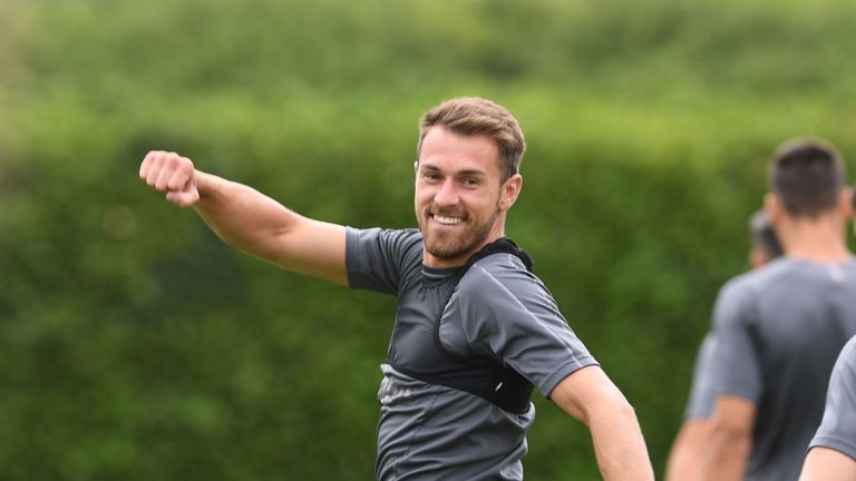 Image result for aaron ramsey smiling
