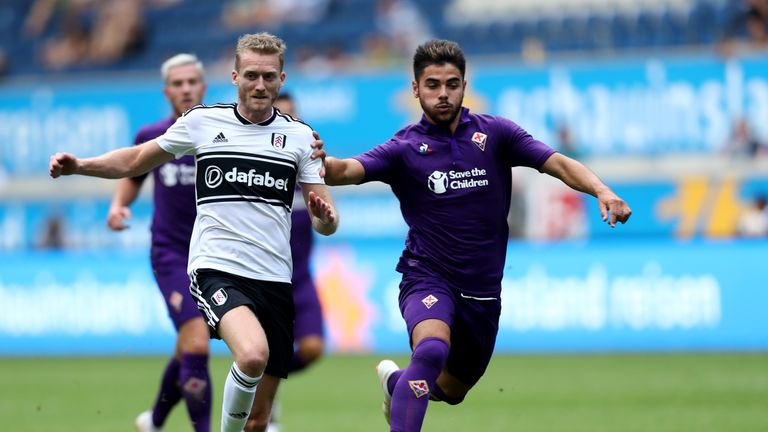 Andre Schurrle for Fulham during a pre-season friendly against Fiorentina 
