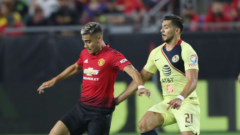 Andreas Pereira at University of Phoenix Stadium on July 19, 2018 in Glendale, Arizona.