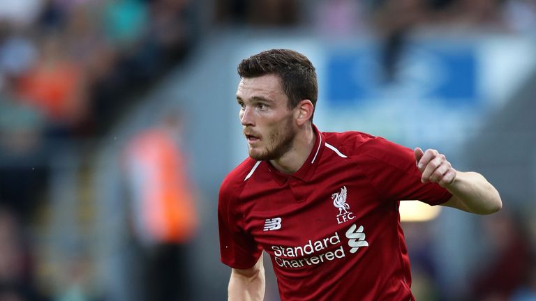 Liverpool's Andy Robertson