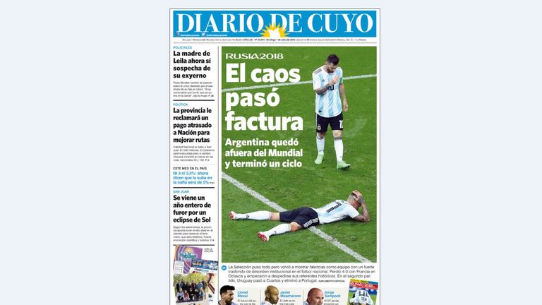 Argentina newspaper