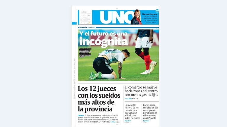 Argentina newspaper World Cup