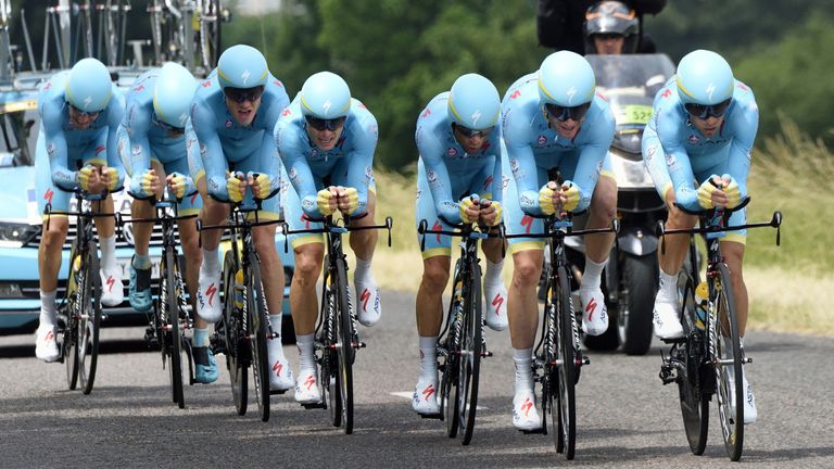 The team trial stage will be an important one at this year's Tour de France