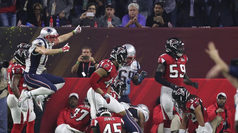 The Falcons lost to the Patriots in the 2016 Super Bowl 